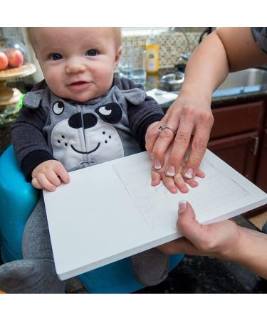 Co Little Baby Handprint & Footprint Kit with Date & Name Stamp | Clay Hand Print Picture Frame for Newborn | Best New Mom Gift | Foot Impression Photo Keepsake | White Feet Imprint Mold - Buy Online on SooperMarket.com