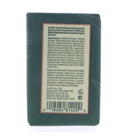 Aveda Rosemary Mint Bath Bar for Women - 7 Oz | Invigorating Body Care - Buy Online on SooperMarket.com