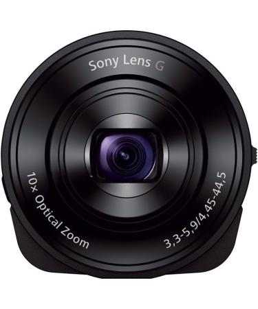 Sony DSC-QX10/B Smartphone Attachable 4.45-44.5mm Lens-Style Camera Black QX 10 Base - Buy Online on SooperMarket.com