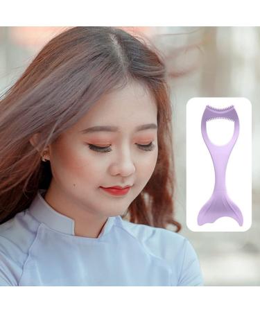KALLORY Mascara Brush Eyelash Tool Pink Makeup Mascara Applicator Eyelash Makeup Aids Sticker Girl Eyelashes Violet - Buy Online on SooperMarket.com