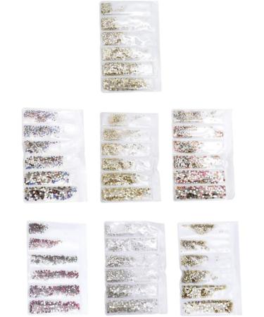 DIY Nails Rhinestones Nail Art Cosmetics Clothes Design Jewels Diamond Accessories Style4 nail rhinestones kit - Buy Online on SooperMarket.com