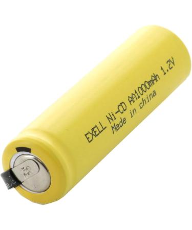 Buy 3-Pack Exell AA 1.2V 1000mAh NiCD Rechargeable Batteries | Ideal for Meters Radios & Hybrid Cars | Global Shipping Available - Buy Online on SooperMarket.com