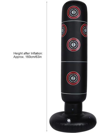 Inflatable Training Boxing Punching Bag 160cm PVC for Adults & Kids - Buy Online on SooperMarket.com