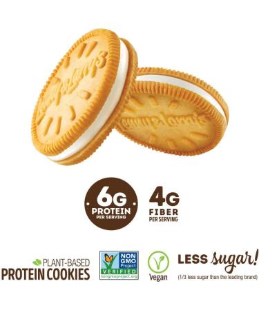 Vegan Protein Sandwich Cookies Variety Pack - Vanilla & Chocolate - Non GMO, Low Sugar, Plant Based Protein - Adventure Box - Buy Online on SooperMarket.com