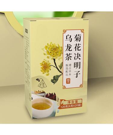 Chrysanthemum Cassia Seed Oolong Tea Herbal Drink Bags - 20 Tea Bags, Perfect Gift for Tea Drinkers - Buy Online on SooperMarket.com