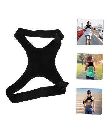Gatuida Belt Holder Brace Shoulder Rest Straightener Men Women Posture Band Black Polyester - Buy Online on SooperMarket.com