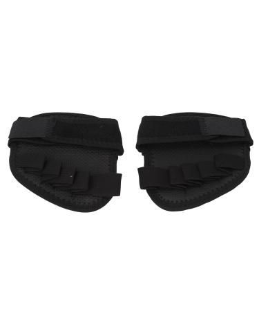 Toe Separators Toe Correction Pad Relieves Fatigue Standing 5 Fingers Toe Separator Half Socks Seamless Prevents Cramps Feet Pain Relief(S)