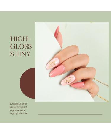 Nail Varnish Sets - Nude Pink Nail Polish Set - Quick Dry & Long Lasting Nail Polish - Oil-Based Formula Nail Polish Gift Set for DIY Nail Art No Need Baking - Buy Online on SooperMarket.com