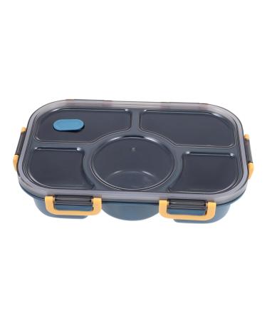 HOLIDYOYO Box Lunch Box Lunch Container Bento Tray Outdoor To Go Cont Student Food Household Pp 8Y4LZ9HMZ3013254NNCONVBL Navy 28.5X19X6.5CM