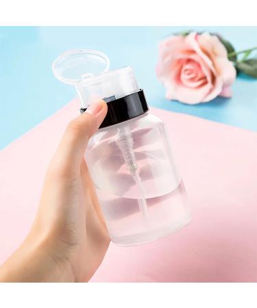 2 Pack 200ml Pump Dispenser - Nail Polish Remover Bottle for Nail Art Tool Set | Pum Pum Pum Pleple - Buy Online on SooperMarket.com