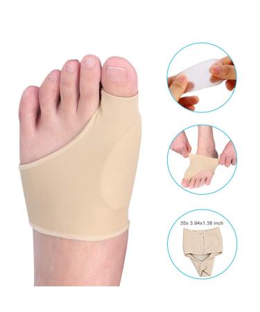 Foot Toe Joint Bandage Bunion Sleeve Protector with Metatarsal Toe Pad - Forefoot Cushion Socks for Foot Support - Buy Online on SooperMarket.com