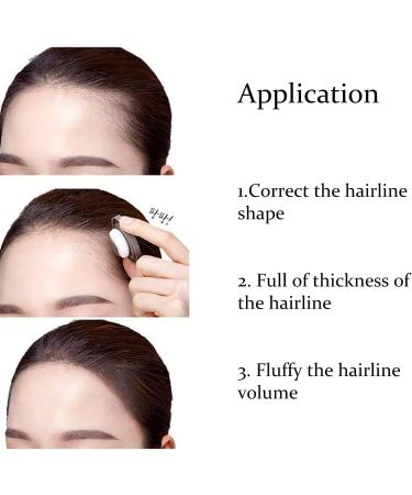 Hairline Powder Hair Shadow Powder Dark Gray Hair Root Dye Shadow Cover Instantly Windproof Sweatproof Hair Touch-Up for Thin Hair Grey Hairline Quick Cover Unisex (Light Brown) - Buy Online on SooperMarket.com