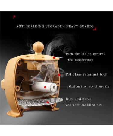 Moxa Cupping Acupuncture Detox Set - 2022 Best Moxa Stick Acupoint Massage Smoke Free Moxibustion Cupping Therapy Set Reusable Moxibustion Tube Improve Your Health - Buy Online on SooperMarket.com