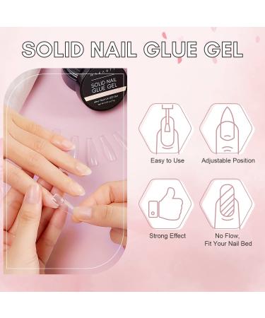 Makartt Solid UV Nail Glue for Press On Nails - 15ML - Buy Online on SooperMarket.com