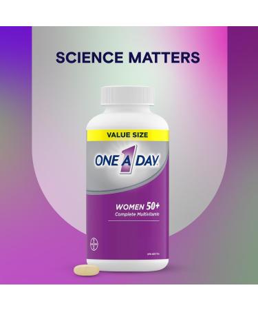 One A Day Multivitamin For Women 50 Plus-Daily Vitamins For Women With Vitamin A B6 B12 C D E Biotin Calcium Magnesium & Zinc Helps Support Immune Function Bone Health And More 250 Tablets - Buy Online on SooperMarket.com