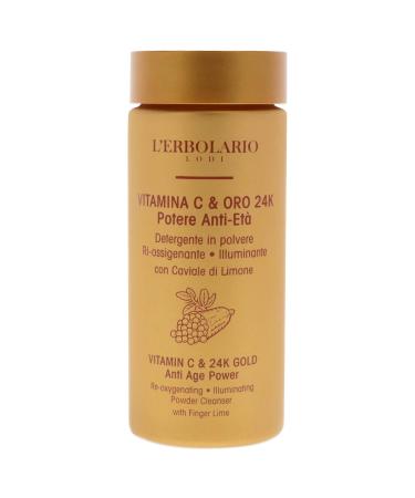 L'Erbolario Vitamin C & 24K Gold Anti-Age Cleanser - Daily Face Wash for Oily & Dry Skin - Restores Glow Removes Makeup & Impurities - 1.23 oz - Buy Online on SooperMarket.com