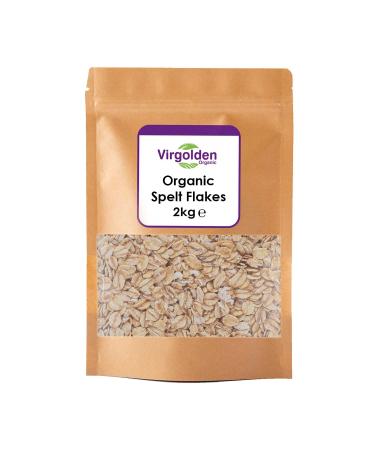 Organic Spelt Flakes 2kg by Virgolden Organic