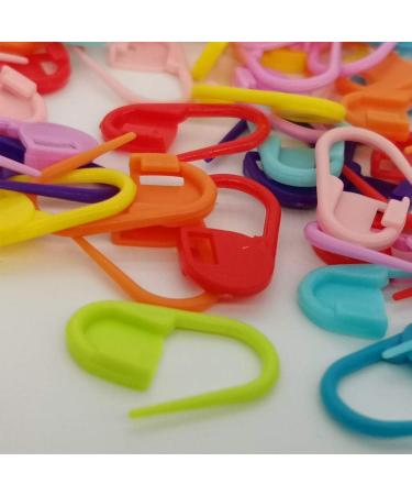 500pcs Assorted Colors Safety Pins & Locking Stitch Markers Set for Knitting and Crochet - Buy Online on SooperMarket.com
