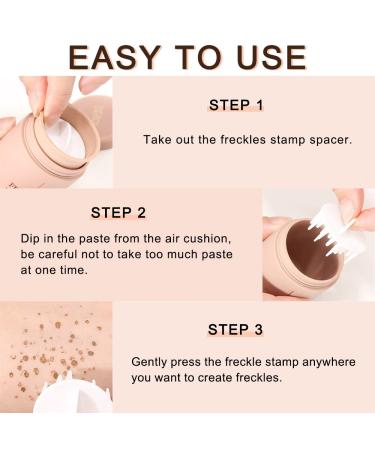 Erinde Liquid Freckle Pen Stamp in 01 Saddle Brown - Waterproof, Long Lasting, Quick Dry Freckles Makeup for Natural Sunkissed Look - Buy Online on SooperMarket.com