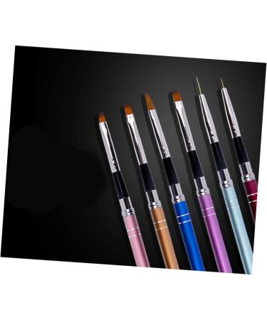 Mikinona Nail Art Liner Brush Fashion Design Paintbrushes Set Dotting Painting Pen Light Pen Brush Paint Pen Red Multifunction Nail Stripping Brush Stripers Nail Art Liner Pen Pull Pen medium Red - Buy Online on SooperMarket.com