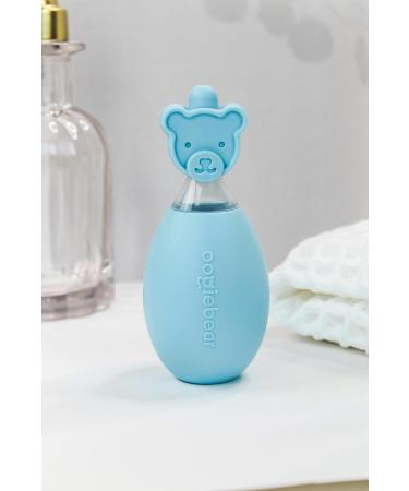 oogiebear Bear Pair - Safe Baby Booger Cleaner & Nose Sucker Duo | Bulb Aspirator & 2-in-1 Wax Cleaner | Latex & BPA Free - Blue - Buy Online on SooperMarket.com