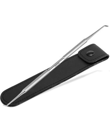 Corn lifter foot care stainless steel foot care instrument with short extra fine ends - nail lifter nail care double instrument pedicure instrument with case.Specialist retail quality short extra fine ends