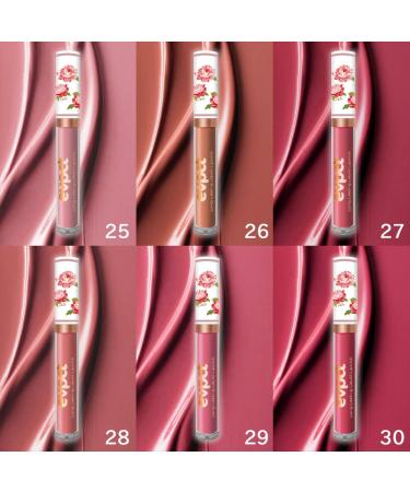 evpct Peony Flower Liquid Matte Lipstick - B-Set03 - Pack of 6 - Buy Online on SooperMarket.com
