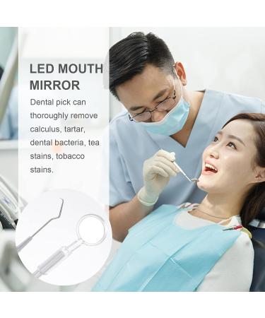 Healifty Dental Picks Set - Teeth Cleaning Kit with LED Light, Stainless Steel Tooth Scraper - Portable Oral Care Tool for Calculus Removal and Stain Prevention - Buy Online on SooperMarket.com