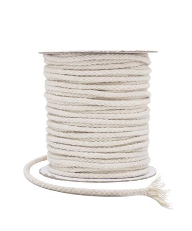 Tenn Well 5mm Macrame Cord  165Feet Braided Cotton Rope Thick Craft Twine for Macrame Plant Hangers  Wall Hangings  Drawstrings  Dream Catchers  DIY Crafts (Beige) Beige 5MM x 165FT