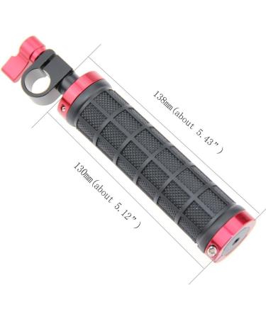 CAMVATE DSLR Handle Grips with Rod Clamp for 15mm Rod Rig Rail Support - 1 Pair (Model 1076) - Buy Online on SooperMarket.com