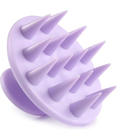 Bestool Hair Scalp Massager Shampoo Brush - Soft Silicone Bristles, Exfoliating Scrubber for Dandruff Treatment, Hair Growth, Stress Relief - Purple - Buy Online on SooperMarket.com