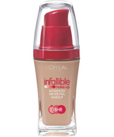 L'Oreal Infallible Advanced Never Fail Makeup Creamy Natural 607 1 oz (Pack of 2)
