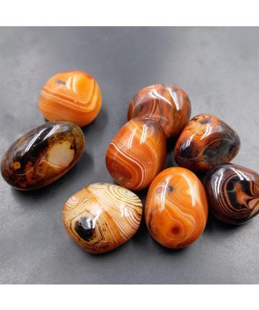 Crystal Rough Gift for Family Natural Banded Agate Stone Madagascar Good Luck Raw Gemstone Body Heathy Specimen Beautiful Collection Gifts Lucky Stone (Color : 1pc Pendant) - Buy Online on SooperMarket.com