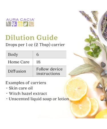 Aura Cacia 100% Organic Holy Basil Essential Oil (Tulsi) - GCMS Tested, 7.4ml - Buy Online on SooperMarket.com