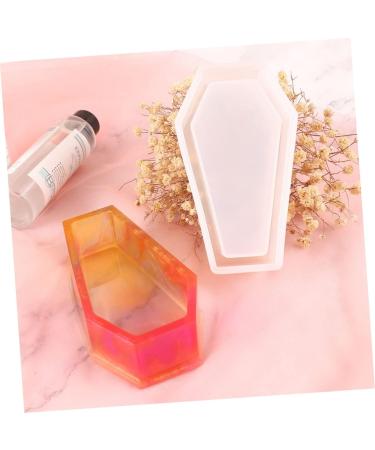 ABOOFAN 1 Set Epoxy Coffin Mold Halloween Decor Resin Mold Decorative Diy Decorative Mold Self Made Props - Buy Online on SooperMarket.com