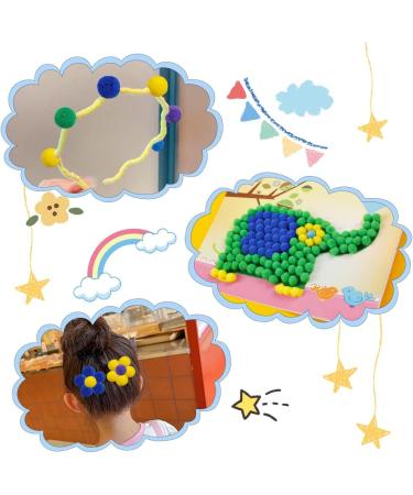150 Blue 1 Inch Pom Poms for Crafts - Creative Decorations & DIY Projects - Buy Online on SooperMarket.com