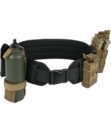 EXCELLENT ELITE SPANKER Military Waist Belt Multi-Purpose Molle Padded Patrol Belt Outdoor Sports Equipment Black Large - Buy Online on SooperMarket.com