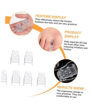 Silicone Gel Nail Tools Set: 3 Pairs Splitter Thumb Protector, Bunion Separators, Foot Valgus Protector - Women's Nail Care Kit - Buy Online on SooperMarket.com