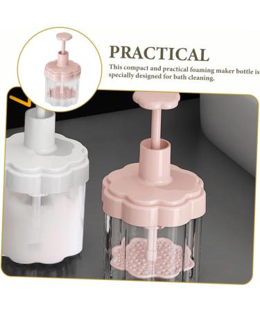 FOYTOKI Bubbler Cleansing Foams Maker Bubble Maker Bubble Foamer Facial Foamer Plastic Foams Maker Bottle Bubbling Tool Face Wash Frother Facial Cleaning Device - Buy Online on SooperMarket.com