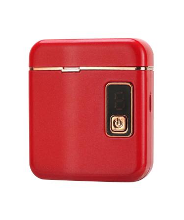 Auto Nail Clippers 3 Modes Adjustable Safety Fingernail Trimmer Manicure Pedicure Tool Safety Cutter & Trimmer with Storage Light for Kids Home Use Red
