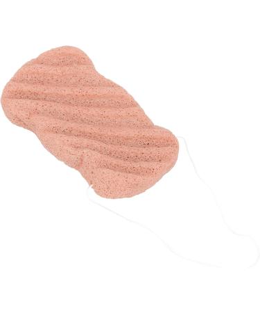 Verdant Touch Exfoliating Face Sponge Facial Sponge Reusable Exfoliating Bath Puff Washable Portable Face Cleansing Plant Fiber Pink - Buy Online on SooperMarket.com