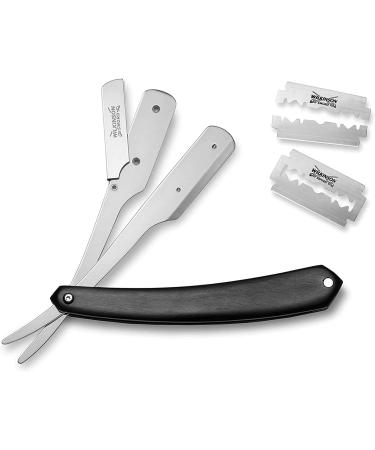 Wilkinson Sword Vintage Razor with 5 Double Blades - Classic Precision Shaving Set | Interchangeable Sounds (6 Pieces) - Buy Online on SooperMarket.com