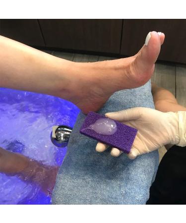 Disposable Pedicure Scrubber Callus Remover Pumice Stone - Purple Coarse, Pack of 40 (3.15x1.34x0.47 Inch) - Foot Care Essential - Buy Online on SooperMarket.com