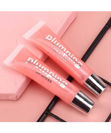 2pcs Lip Plumping Serum & Glitter Lip Gloss Set - Long Lasting Makeup for Full Lips - International Shipping Available - Buy Online on SooperMarket.com