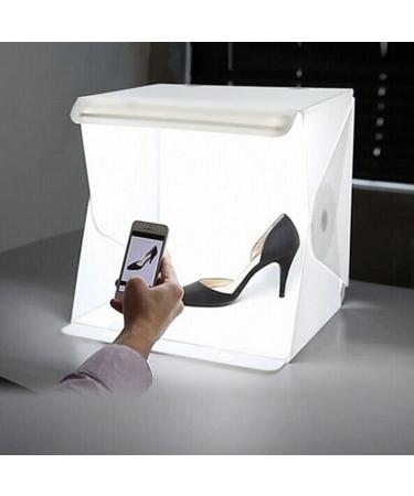 Depthlan Folding Photo Studio Kit Box with LED Light for Photographing Shooting Tent for Small Size Itens