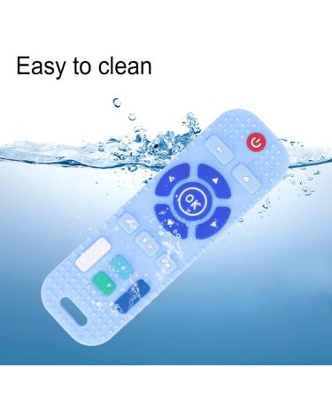 Baby Safe Silicone TV Control Teething Toy - Blue | Textured Baby Teething Toy for Home - Buy Online on SooperMarket.com