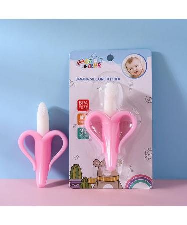 Baby Banana Gum Molar Stick bite Lok Food Silicone Fruit Gum Training Toothbrush - Buy Online on SooperMarket.com
