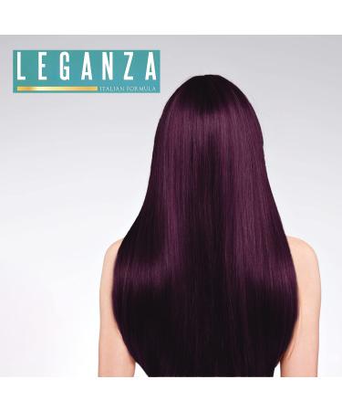 Leganza Aubergine Coloring Conditioner - Ammonia and Paraben Free with 7 Natural Oils - Buy Online on SooperMarket.com