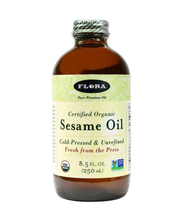 Flora Certified Organic Sesame Oil 8.5 fl oz (250 ml)