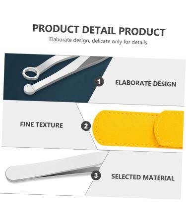 Buy Stainless Steel Nose Hair Clip Set - Trimmer for Men & Women Eyebrow Tools & Facial Razors - Buy Online on SooperMarket.com